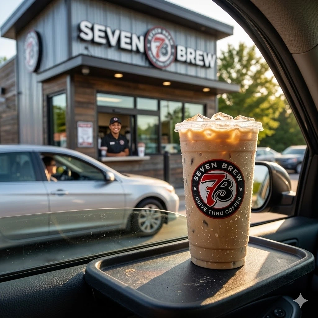 7 Brew Funnel Cake Macchiato